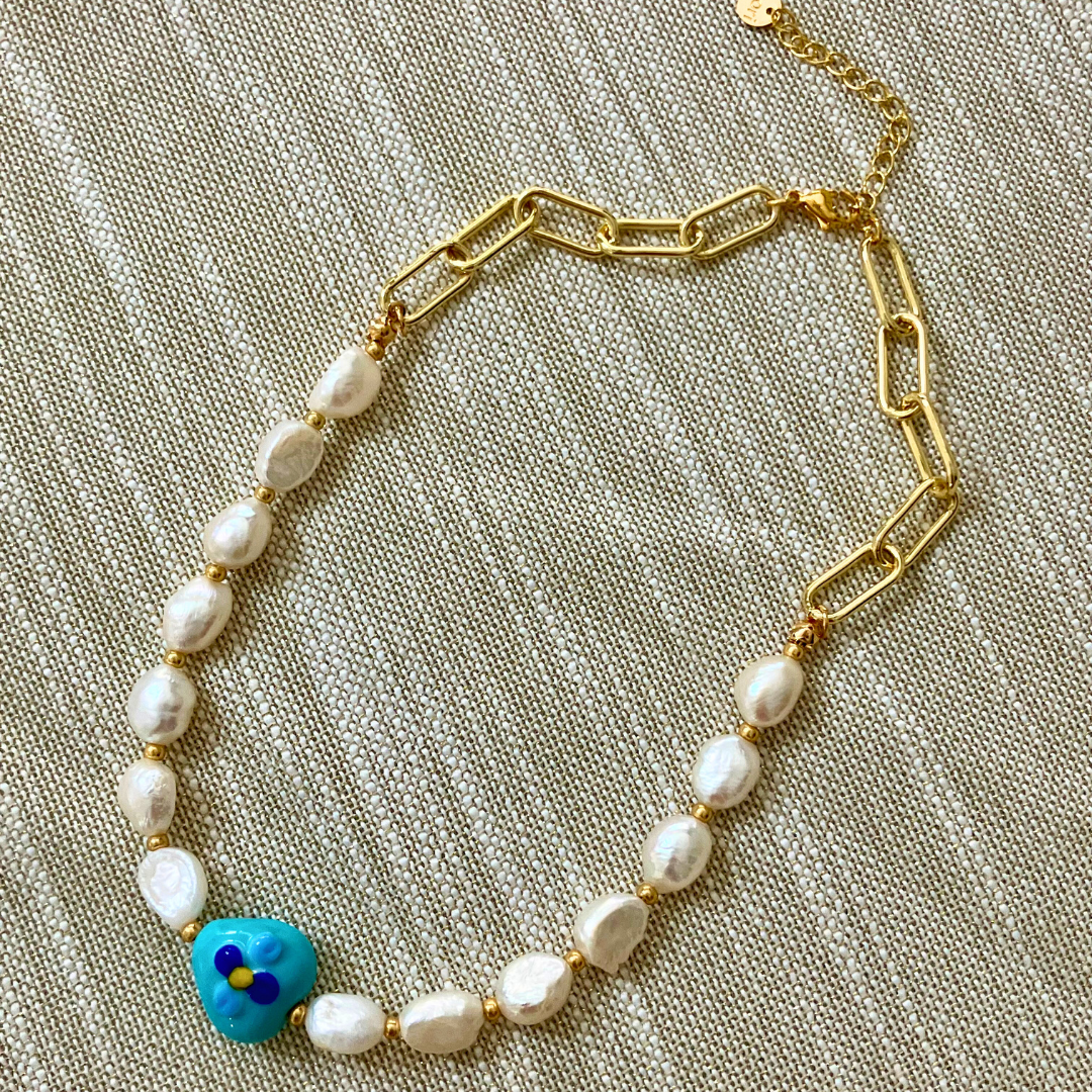 Coastal Heartline Necklace