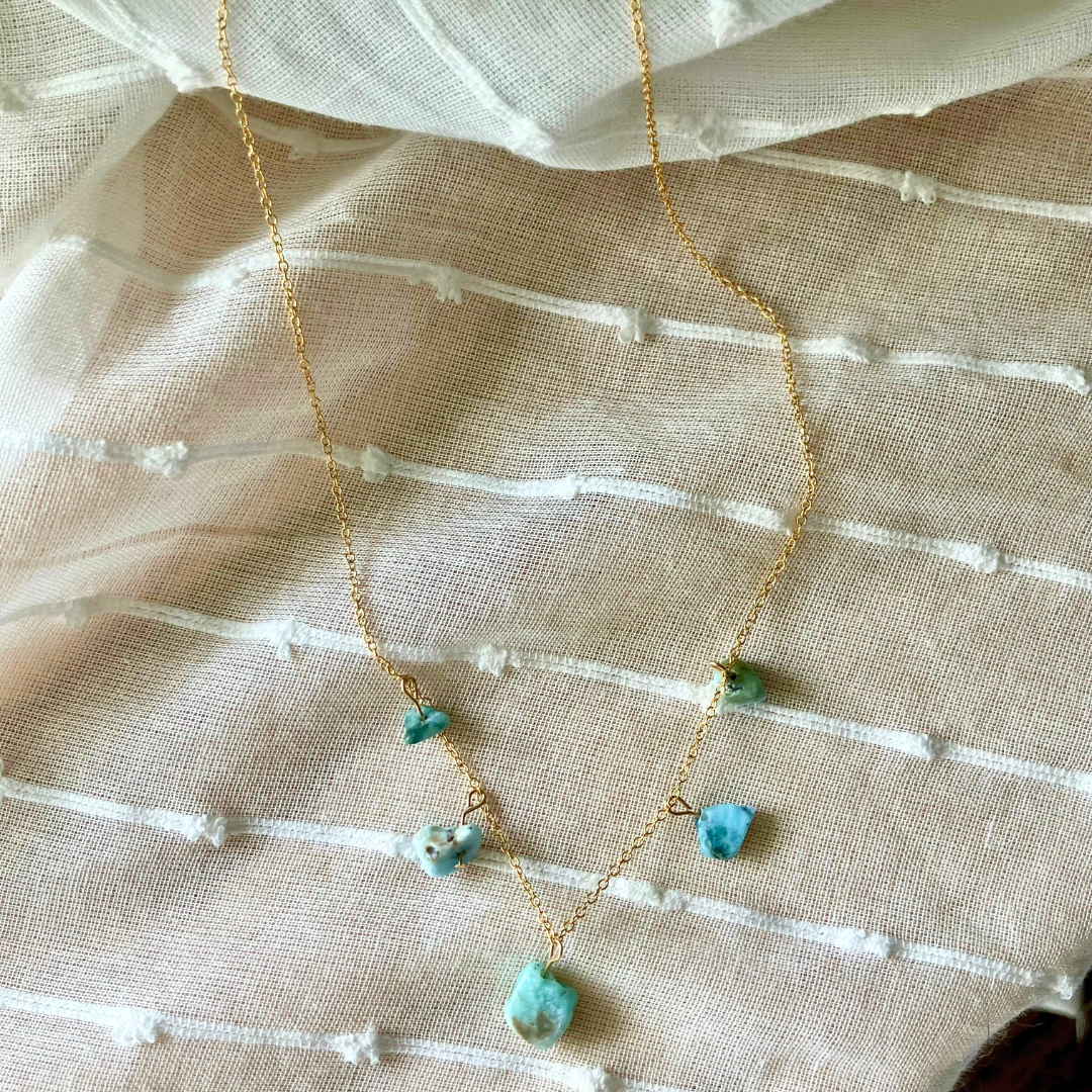 Azure Cascade Necklace