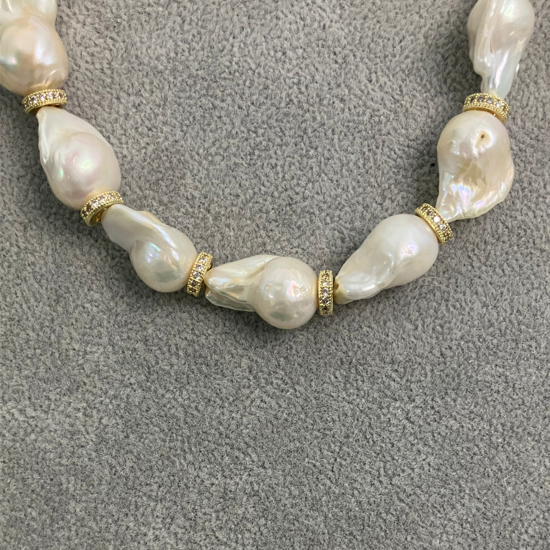 Majestic Pearl Strand Necklace