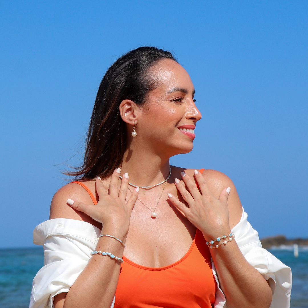 Seaside Dreams Pearl Earrings