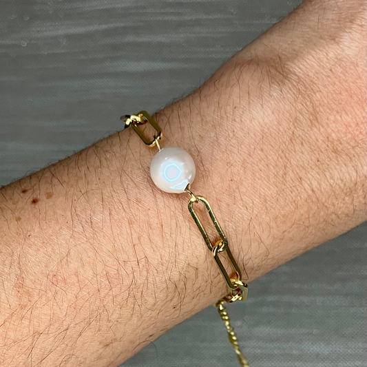 Gilded Drop Bracelet
