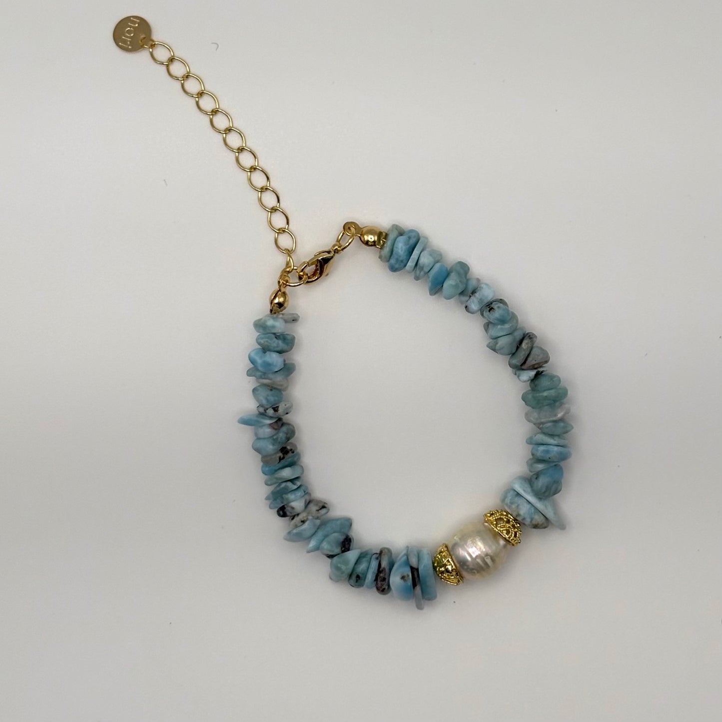 Caribbean Queen Larimar Bracelet