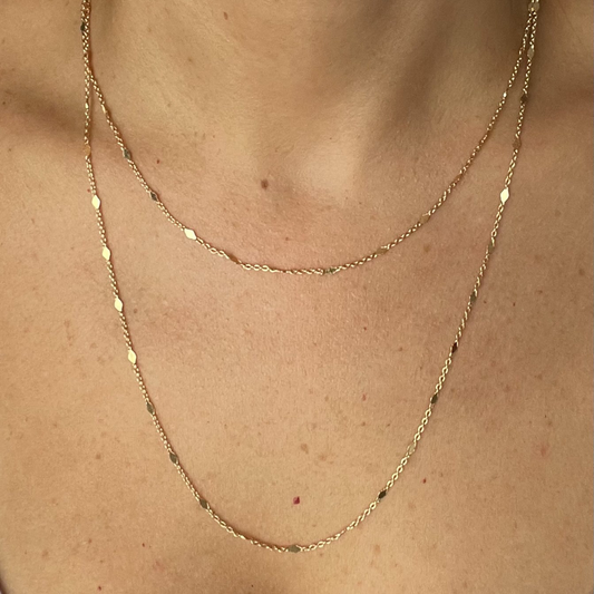 Golden Glow Layer Necklace