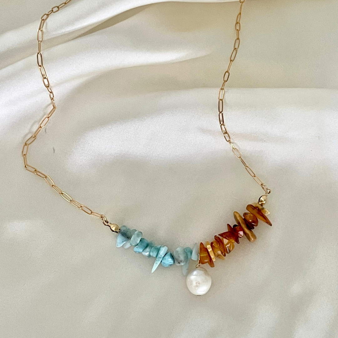 Caribbean Gem Trio Necklace