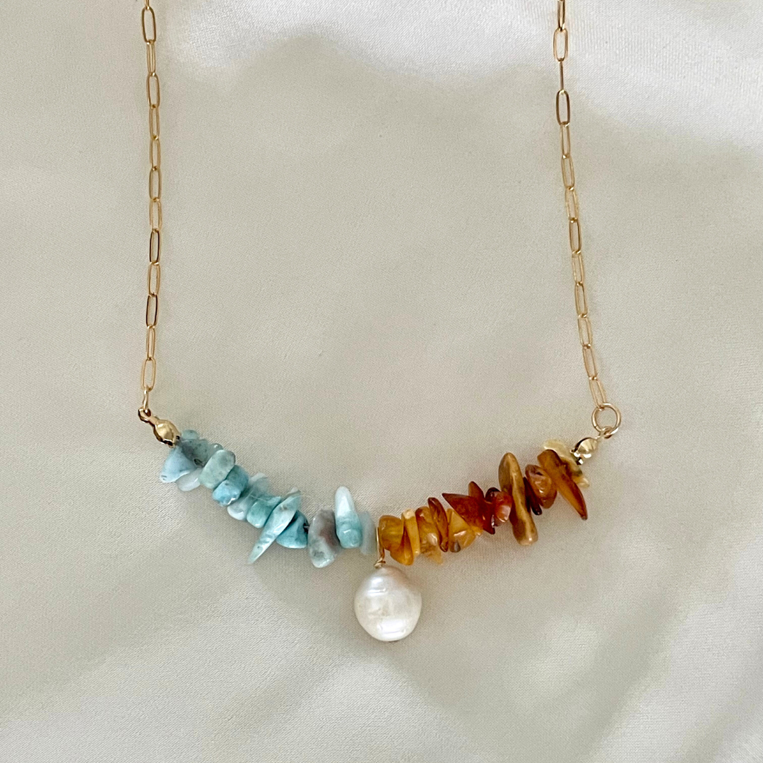 Caribbean Gem Trio Necklace