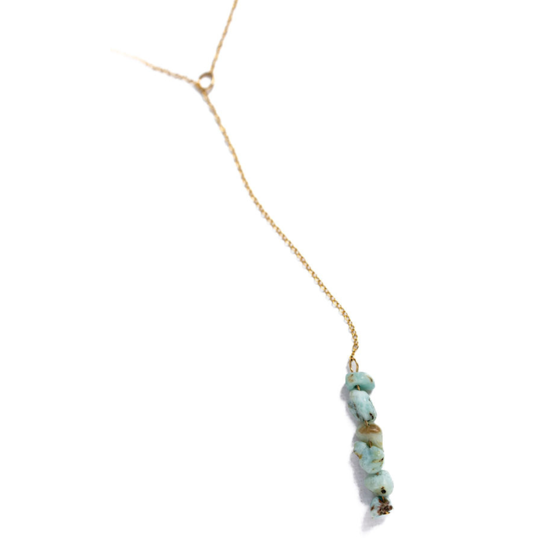 Caribe Sea Dainty Lariat Necklace