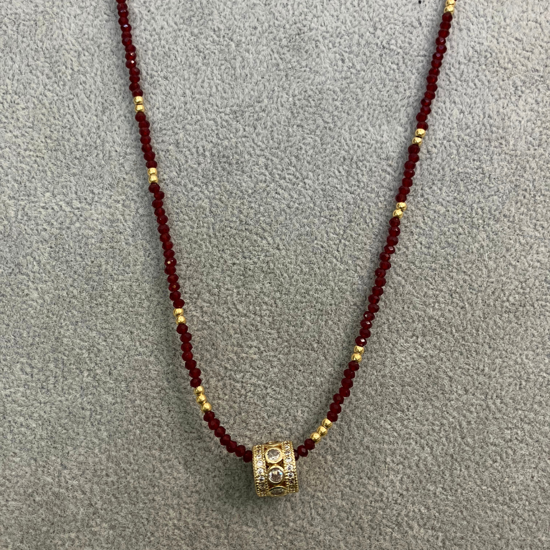 Crimson Crown Necklace