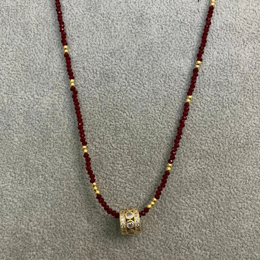 Crimson Crown Necklace