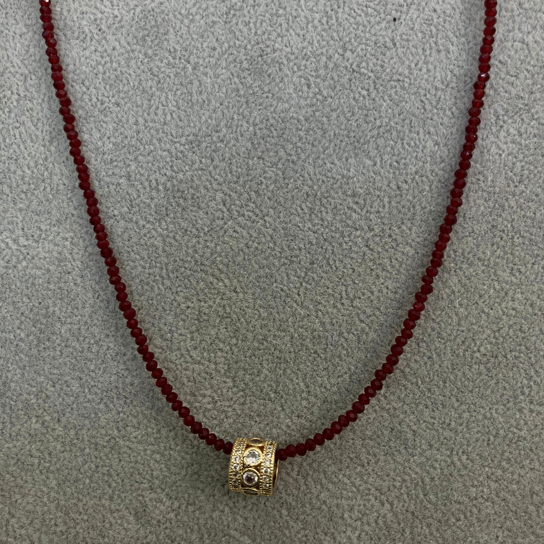Crimson Crown Necklace
