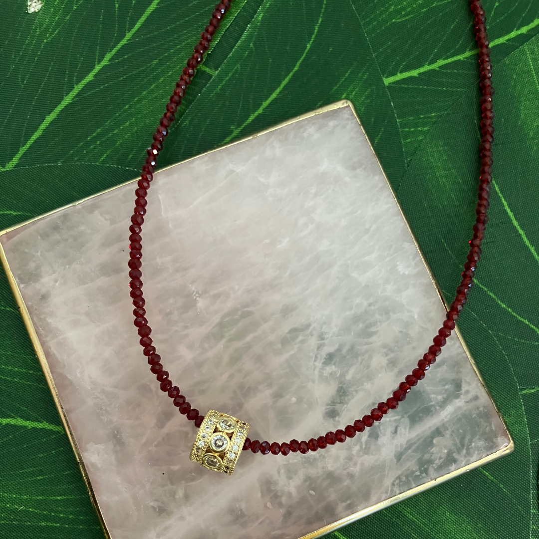 Crimson Crown Necklace