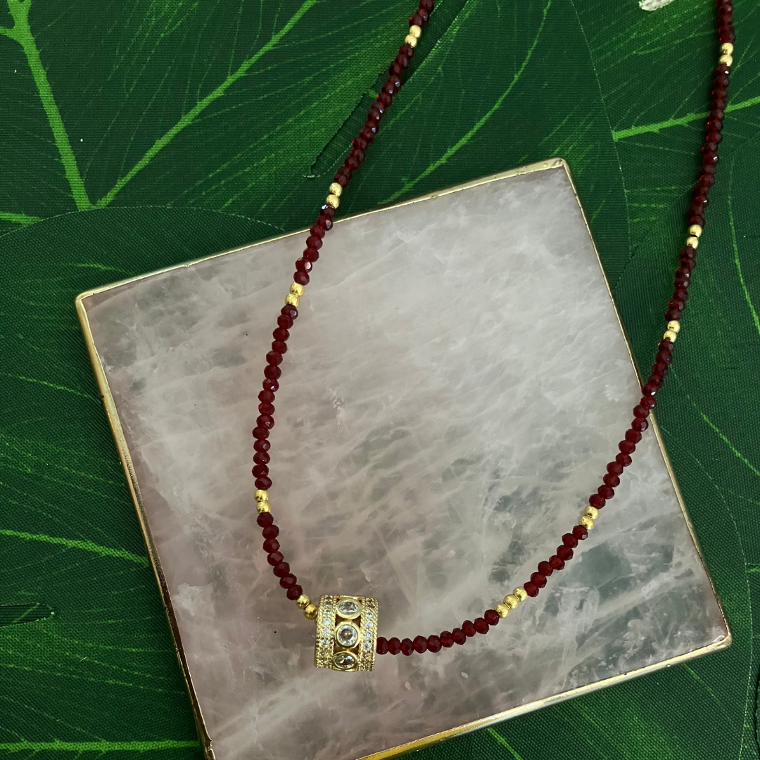 Crimson Crown Necklace