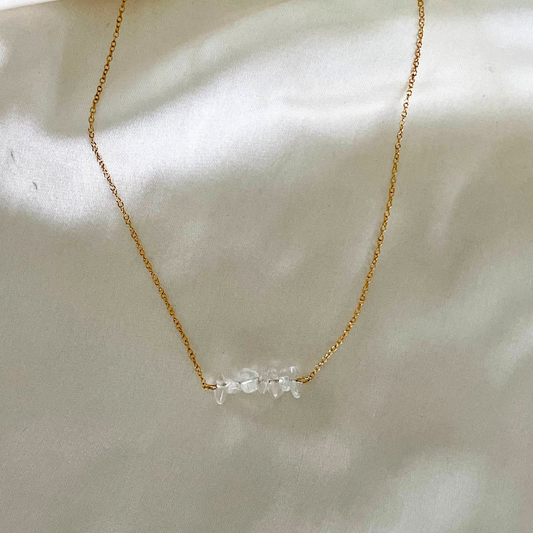 Crystal Waves Quartz Necklace