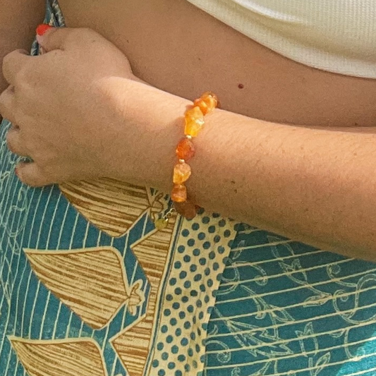 Gleaming Amber Bracelet