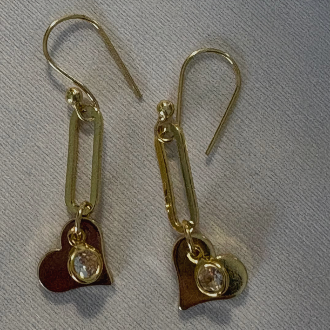Glowing Heart Earrings