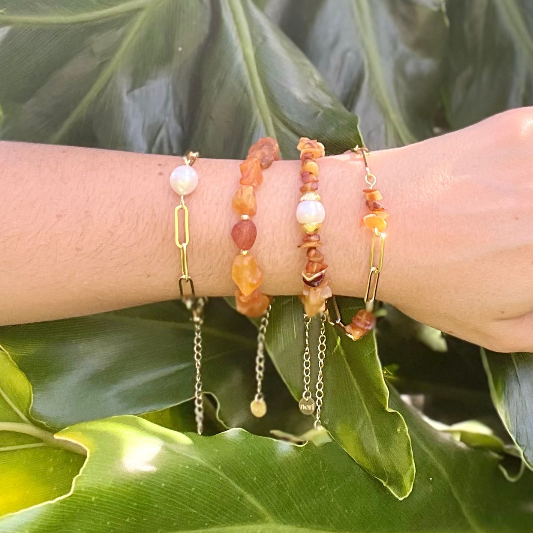 Tropical Sunset Amber Bracelet