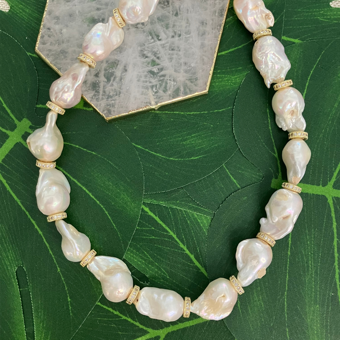 Majestic Pearl Strand Necklace