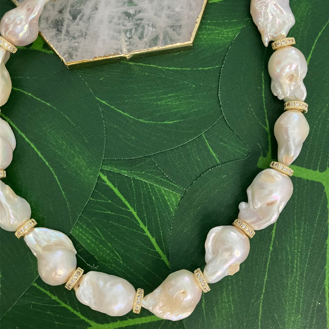 Majestic Pearl Strand Necklace