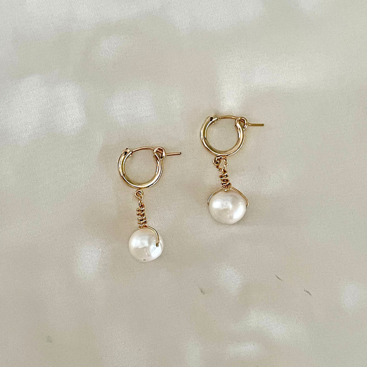 Seaside Dreams Pearl Earrings